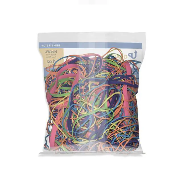 Alt view image 3 of 7 - Upgrade Rubber Bands, Assorted Sizes & Bright Colors, Non-Latex, 40-Bag Case Pack, USA