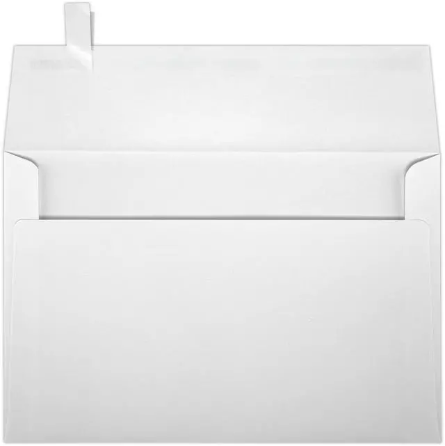 Main image of A9 Invitation Envelopes | Peel & Press | 5 3/4" x 8 3/4" | White Linen | 80lb. Text | 1,000 Qty