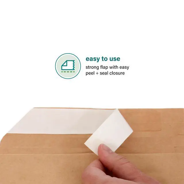 Alt view image 4 of 7 - Large Recyclable Paper Mailers - 15.5" x 18.5" - 250 Count - Brown Expandable Envelopes & Shipping Bags - Made in the USA - Double-Walled Kraft Paper (01916)