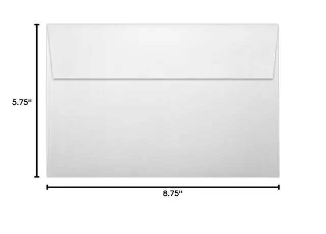 Alt view image 3 of 3 - A9 Invitation Envelopes | Peel & Press | 5 3/4" x 8 3/4" | White Linen | 80lb. Text | 1,000 Qty