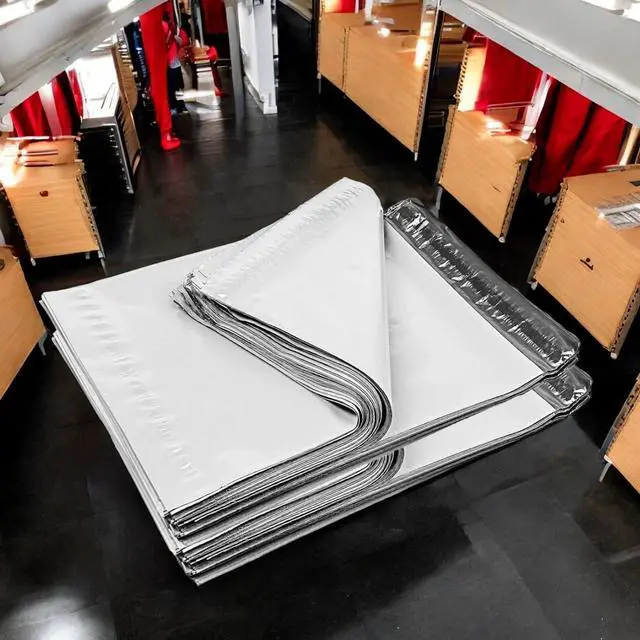 Alt view image 7 of 7 - Poly Mailers 14.5 x 19 Inch, 1000 Pack Large White Shipping Bags, Self-Seal Waterproof Mailing Envelopes, Packaging Bags for Clothing, E-Commerce