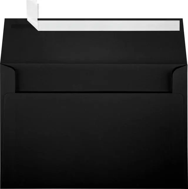 Main image of A9 Invitation Envelopes | Peel & Press | 5 3/4" x 8 3/4" | Black Linen| 80lb. Text | 1,000 Qty