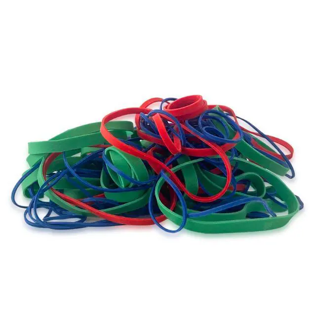 Alt view image 2 of 7 - Upgrade Office Supply Rubber Bands, Size 54, Assorted Sizes and Colors, 40 Pack Case, USA
