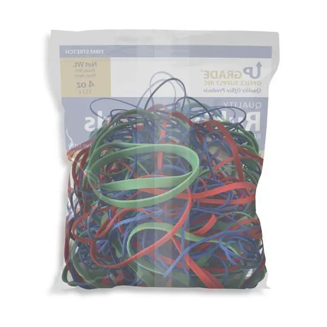 Alt view image 4 of 7 - Upgrade Office Supply Rubber Bands, Size 54, Assorted Sizes and Colors, 40 Pack Case, USA