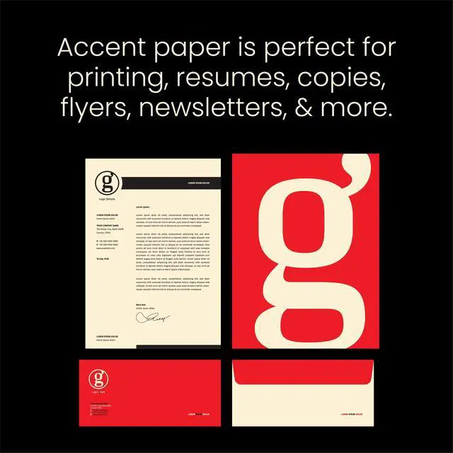 Alt view image 4 of 7 - Opaque Cream Printer Paper, 8.5 x 11 28lb Bond/70lb Text Copy Paper 2,000 Sheets (8 Reams) Premium Computer Paper with Smooth Finish 97 Bright, 104gsm Warm White Copy Paper 188176C