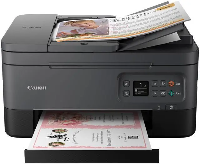 Main image of PIXMA TR7020a All-in-One Wireless Color Inkjet Printer, with Duplex Printing, Mobile Printing, and Auto Document Feeder, Black, Works with Alexa