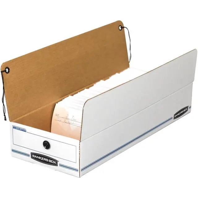 Alt view image 3 of 7 - 12-Pack String & Button Check Box, 9" x 14-1/4" x 4" | Keep checks and specialty forms protected, sorted, and ready to retrieve with secure string-and-button closure