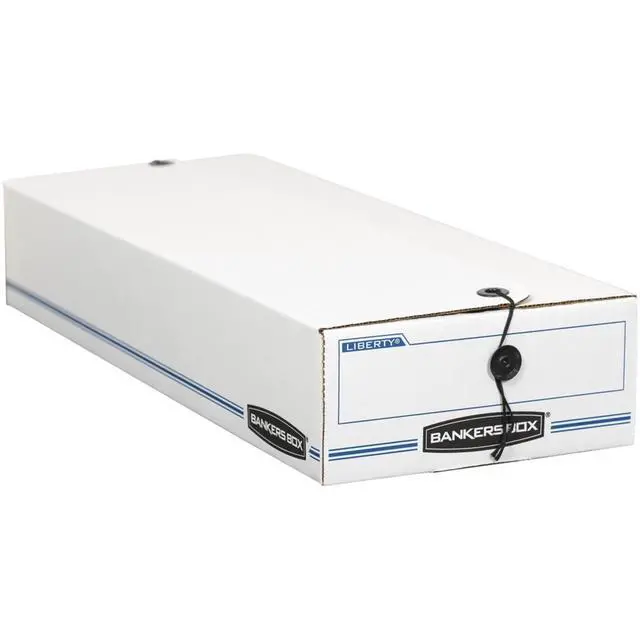 Alt view image 6 of 7 - 12-Pack String & Button Check Box, 9" x 14-1/4" x 4" | Keep checks and specialty forms protected, sorted, and ready to retrieve with secure string-and-button closure