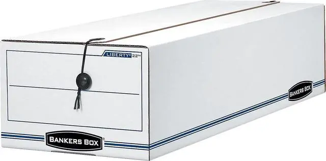 Alt view image 3 of 4 - 12-Pack String & Button Check Box, 9-1/2" x 23-1/4" x 6" | Keep checks and specialty forms protected, sorted, and ready to retrieve with secure string-and-button closure