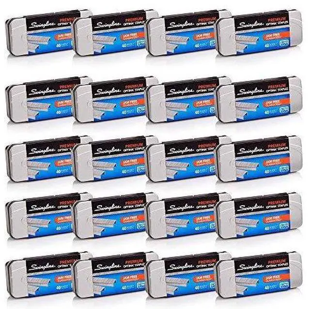 Main image of Staples, Optima, Premium, 1/4" Length, Jam Free, 210/Strip, 3750/Box, 20 Pack (S7035556CS)