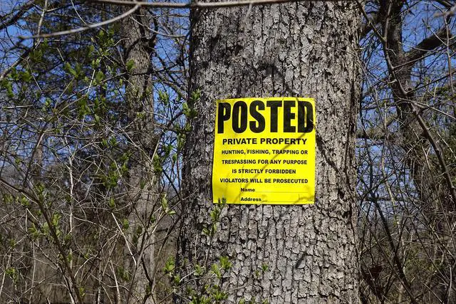 Alt view image 2 of 5 - 600 Per Pack Custom Posted Yellow Private Property Sign by - 11" x 11"