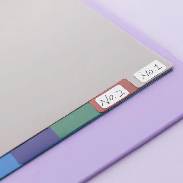 Alt view image 5 of 7 - Binder Dividers, 10 Color Index Tabs, Pre-Printed, 144-Case | 10 multicolor index tabs, reinforced 3-hole edge fits 3-ring binders