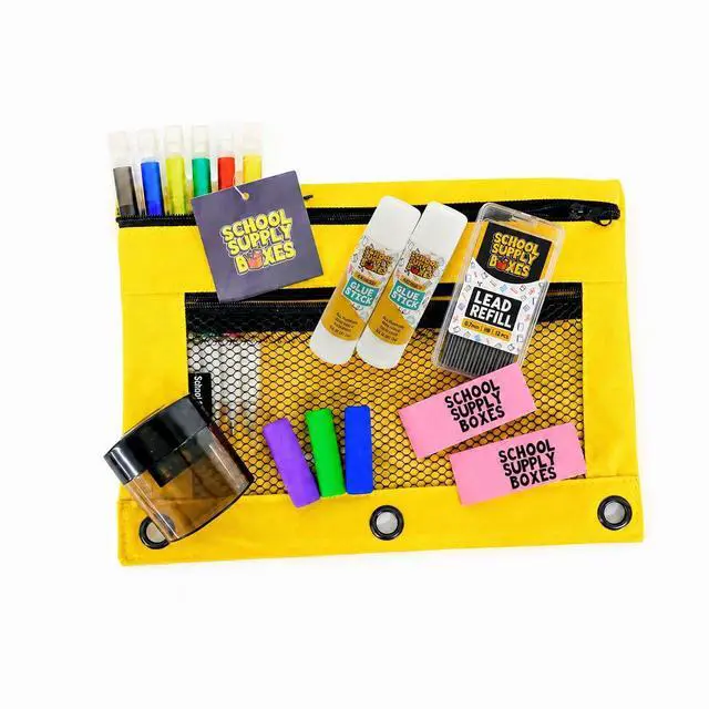 Alt view image 4 of 5 - Elementary School Essentials Bundle | Case (4 Boxes) - 91 Pieces per Box Back to School Essentials | Includes Binders, Folers, Notebooks, Paper, Pencils, Pens, & More