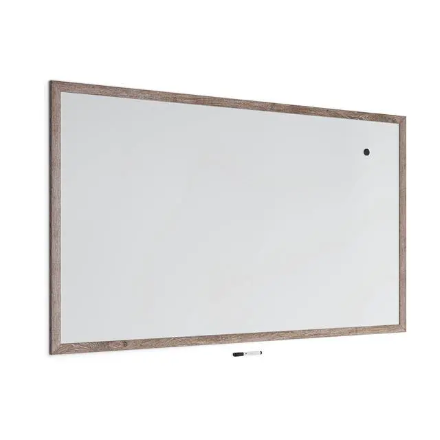 Alt view image 2 of 6 - Decor Magnetic Dry Erase Board White Board, 48" x 72" Inches, Rustic Wood Frame