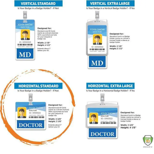 Alt view image 3 of 7 - Bulk 50 Pack - RN Horizontal Badge Buddies for Nurses with Blue Border - for Easy Roll Recognition of Registered Nurses by