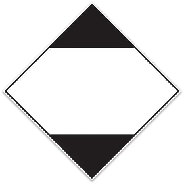 Main image of 500 4.25" X 4.25" ORM-D Shipping Labels, Diamond Limited Quantity of Dangerous Goods Labels by (Blank Limited Quantity 12 Pack)