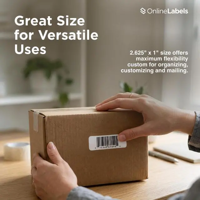 Alt view image 6 of 7 - Customizable Address & Mailing Labels - 2.625 x 1 - Permanent, White Matte - FBA Inventory, SKU - 30-Up - Pack of 30,000-1,000 Sheets - Inkjet/Laser Printers