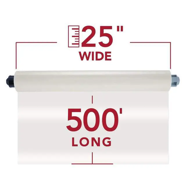 Alt view image 2 of 4 - Pinnacle 27 EZLoad Roll Film, NAP II, 1.7 Mil, 25" x 500' (3748203EZ)