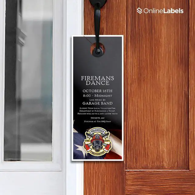 Alt view image 7 of 7 - Door Hangers - 4.25 x 11 - Cardstock - Pack of 2,000, 1,000 Sheets - Inkjet/Laser Printer