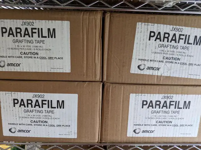 Alt view image 2 of 4 - Genuine Parafilm Nursery Grafting Tape 1" Roll 30 Yards 90' 1080 Inches Per Roll (3 Boxes (18 Rolls))
