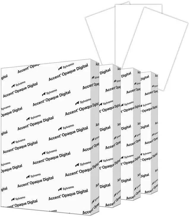 Main image of Opaque White Printer Paper, 13 x 19 28lb Copy Paper 1,800 Sheets (4 Reams) Premium Computer Paper with Super Smooth Finish, 97 Bright, 104gsm Ideal for Ink Heavy Printing 189034C
