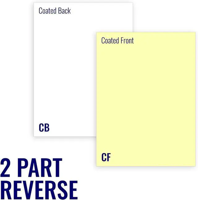 Alt view image 6 of 7 - Excel One Carbonless 230949 2-Part Reverse Paper (Canary/White), 8.5" x 11" (10 Reams) 5,000 Sheets