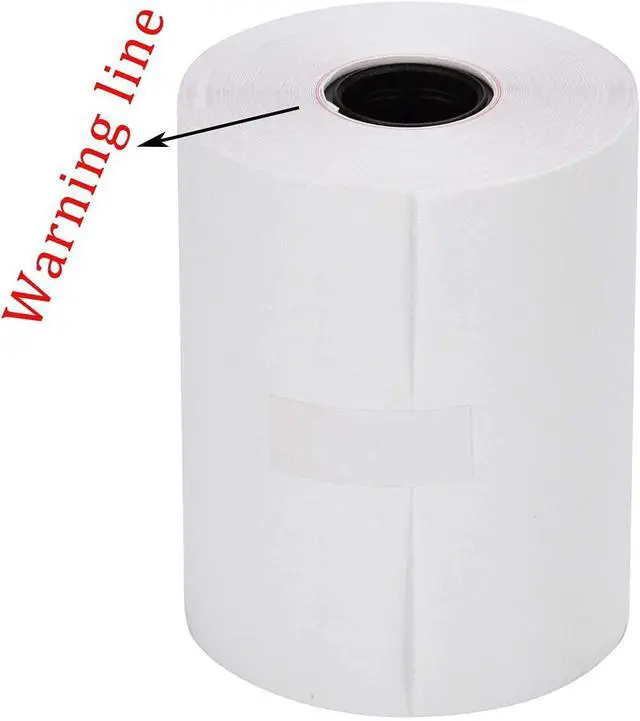 Alt view image 2 of 3 - 2 1/4" x 85' Thermal Receipt Paper, Cash Register POS Receipt Paper (200 Rolls)