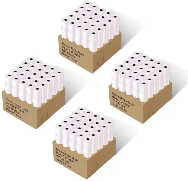 Main image of 2 1/4" x 85' Thermal Receipt Paper, Cash Register POS Receipt Paper (200 Rolls)