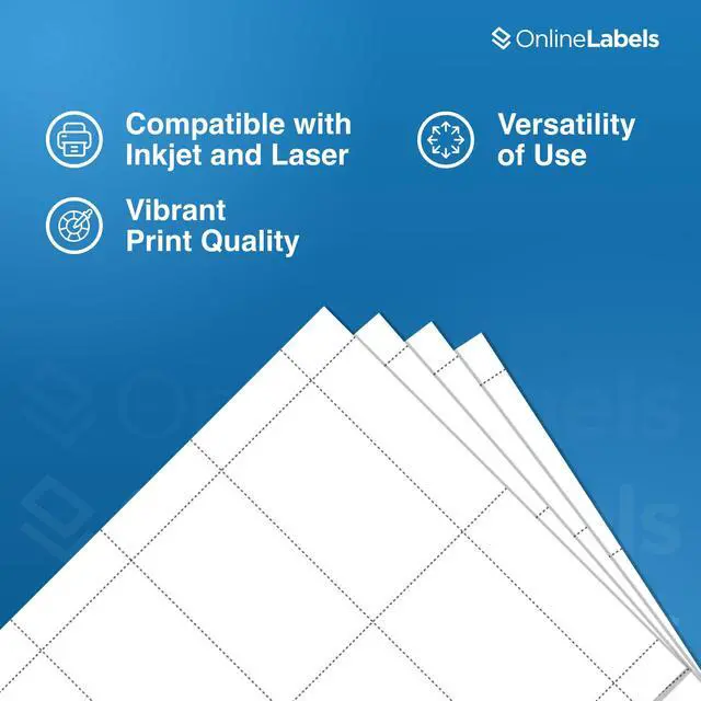 Alt view image 5 of 7 - Name Badge Inserts - 2.25 x 3.5 - Cardstock - Pack of 4,000, 500 Sheets - Inkjet/Laser Printer