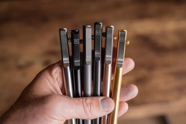 Alt view image 3 of 6 - Slim Bolt Action Pen (Zirconium)