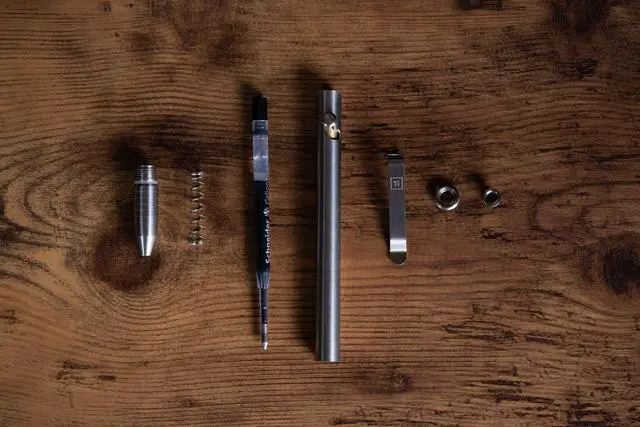 Alt view image 6 of 6 - Slim Bolt Action Pen (Zirconium)