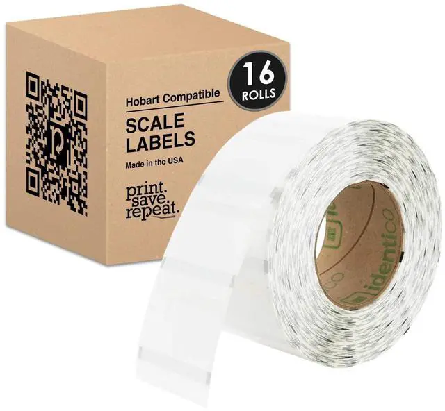 Main image of Hobart Quantum Scale Labels QWU237 | 2.25 x 2.375 in | 19,200 Labels | 16 Rolls of 1,200