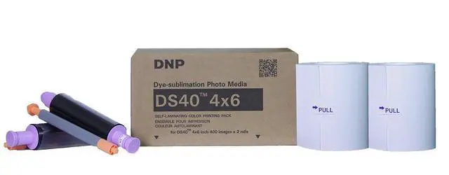 Alt view image 2 of 2 - DS40 4" x 6" Dyesub Printer Paper, 800 Glossy Prints