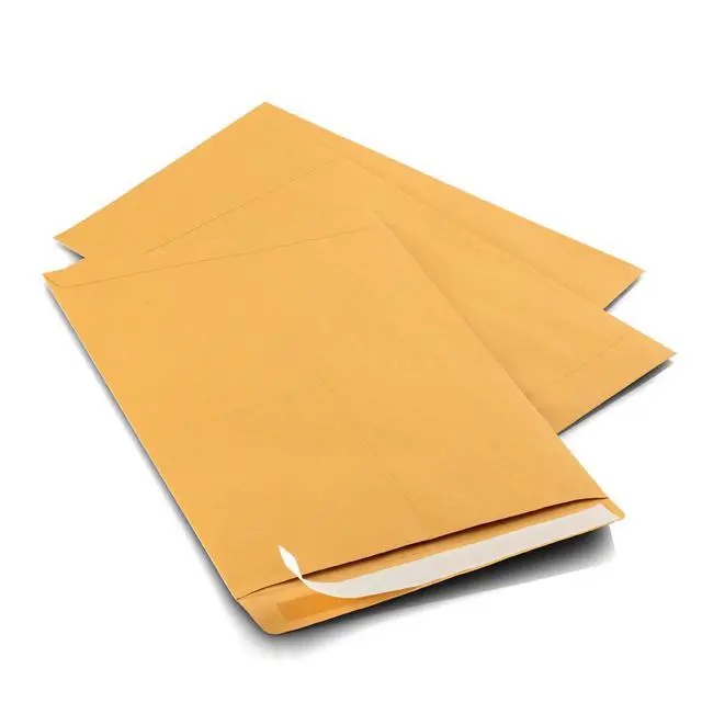 Alt view image 5 of 6 - 6 x 9 Self-Seal Brown Kraft Catalog Envelopes - 28lb, Ultra Strong Quick-Seal, 6x9 inch - 1000 Count (38900-CS)