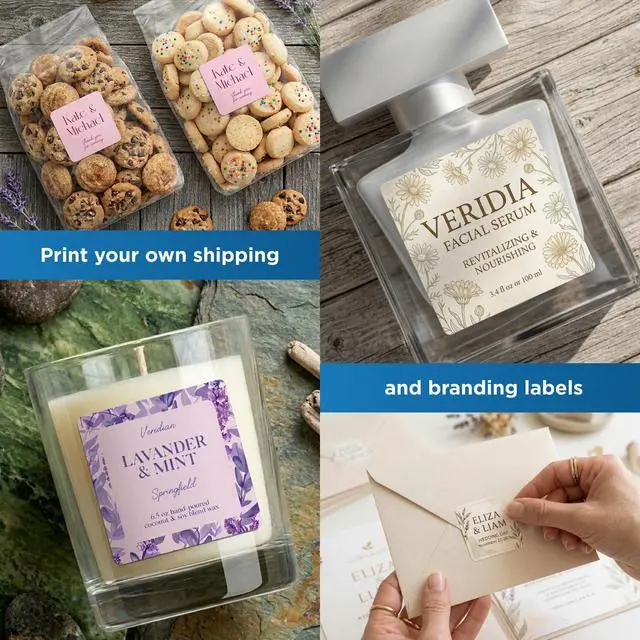 Alt view image 3 of 7 - OnlineLabels 2" x 2" Square Labels Permanent Adhesive, White Matte for Product Packaging, Candles, & QR Codes for Inkjet & Laser Printers Pack of 40,000 Labels, 2,000 Sheets OL330WX