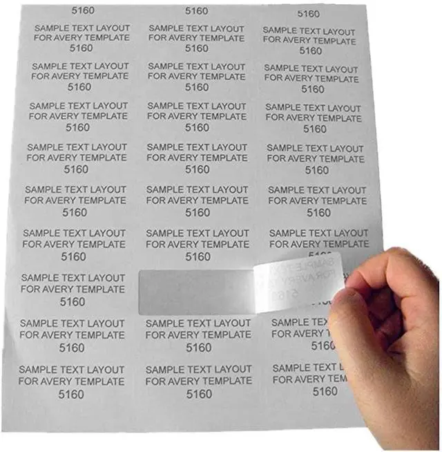 Alt view image 4 of 5 - 30-up Labels 60000 Stickers 2000 Sheets 2.625 x 1 FBA Address Labels White Mailing Labels for Laser and Injet Printers