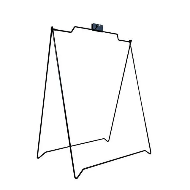 Alt view image 5 of 7 - 8 UNITS 22"x18" Real Estate Sidewalk Sign A Frame Stand (Stand Only) (8 PACK) (BLACK)