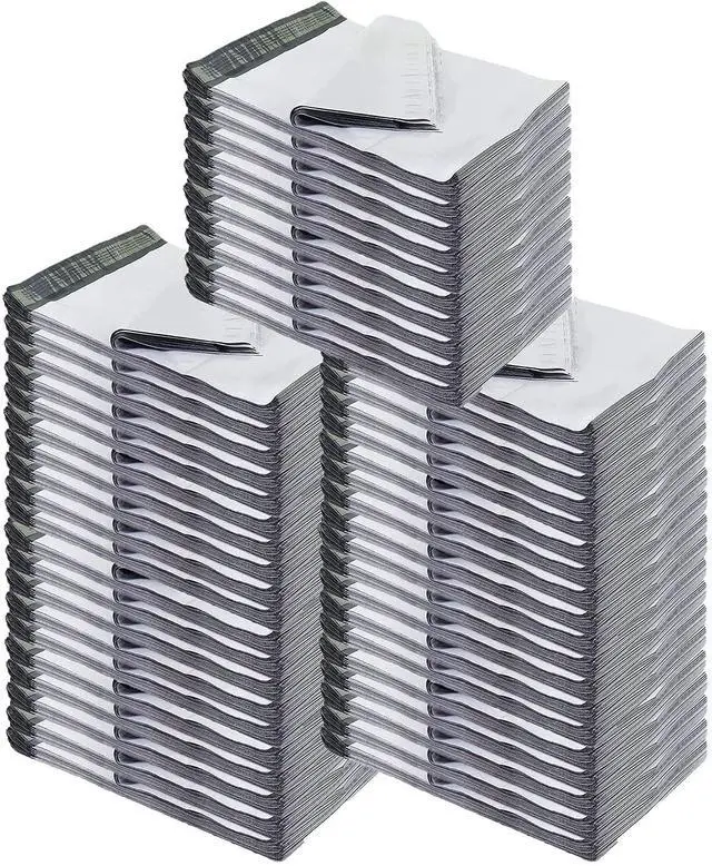 Alt view image 3 of 7 - 9x12 Inch White Poly Mailers #3, 5000-Pack Bulk Self-Seal Shipping Envelopes, Waterproof Mailing Bags for Clothing, Apparel & Business Packaging
