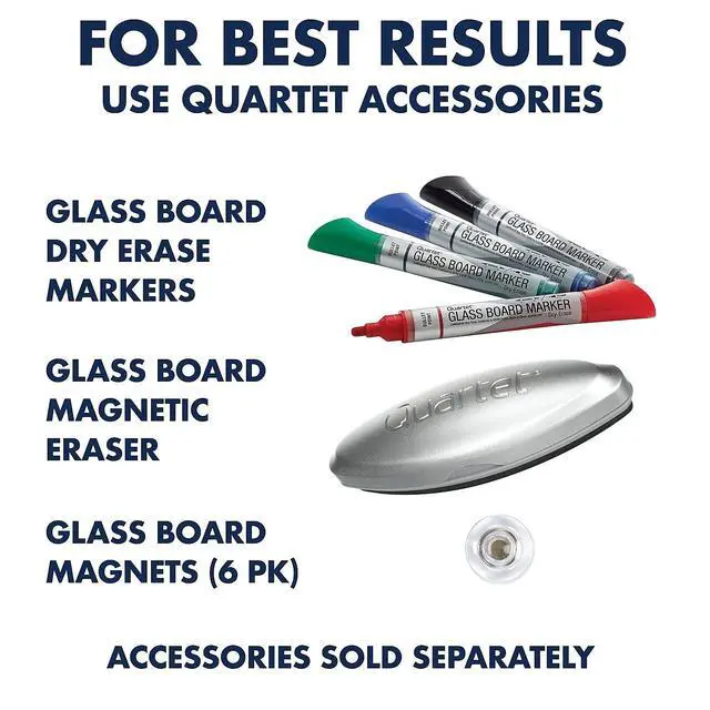 Alt view image 5 of 7 - Dry Erase White Board 36"W x 24"H Glass Calendar, Magnetic Planning Board, White (GC2418F)