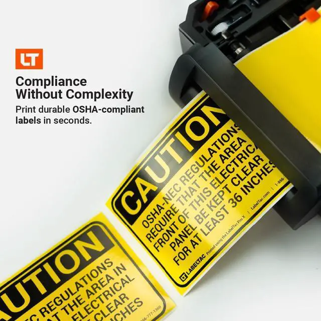 Alt view image 5 of 6 - LTPX Standard Print Ribbon, Thermal Transfer Ribbon for Pro X Industrial Label Printer, Smudge & Scratch Resistant Ribbon - Orange, 4in x 984ft