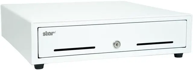 Main image of CD4-1616 5 Bill / 5 Coin Choice Series Cash Drawer with 2 Media Slots and Included Cable (16" x 16") - White