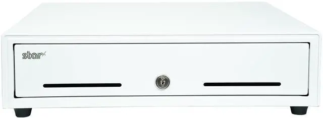 Alt view image 2 of 2 - CD4-1616 5 Bill / 5 Coin Choice Series Cash Drawer with 2 Media Slots and Included Cable (16" x 16") - White
