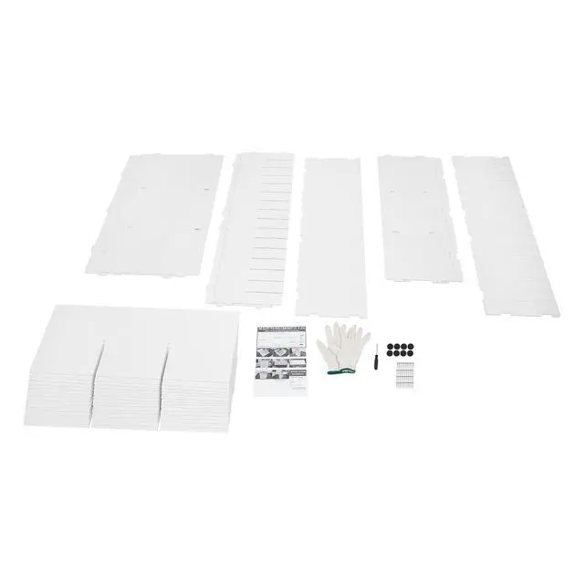 Alt view image 6 of 7 - Mailbox for Classroom, 48 Compartments Paper Organizer Storage, 16 Layer Mail Organizer for Home School Office (White, 48 Slots)