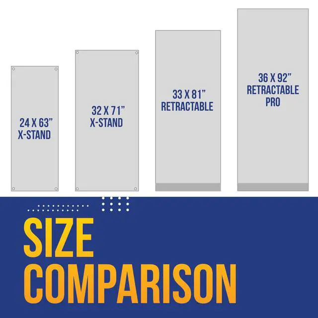 Alt view image 5 of 6 - DOT4DOT Retractable Banner - 36x92" - PRO Stand Pull Up Roll Up Portable Personalized izable full color design with travel case for advertising, business, events Trade Shows