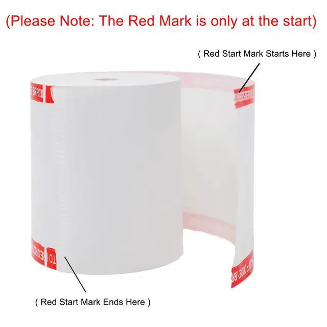 Alt view image 4 of 4 - (100 Rolls - Coreless) 3 1/8 x 230 (48 GSM Paper Thickness) BPA Free Premium A Grade POS Thermal Receipt Printer Paper
