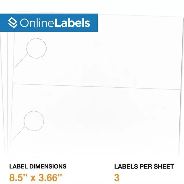Alt view image 2 of 7 - Door Hangers - 8.5 x 3.66 - Cardstock - Pack of 1,500, 500 Sheets - Inkjet/Laser Printer