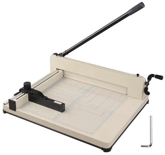 Main image of Paper Cutter 17" Blade A3 Large Industrial Guillotine 400 Sheets | Heavy Duty Cutting Cardstock Trimmer