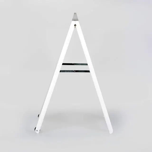 Alt view image 4 of 7 - Street SignPro Board, White 24x36 Inch Weatherproof Sandwich Board A-Frame Sidewalk Curb Sign Holder Folding Portable Double Sided Advertising Display for Restaurant Cafe