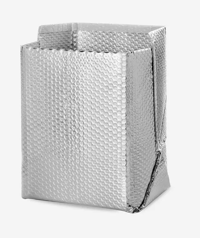 Main image of Thermal Box Liner 12x10x9 inch - 25 pack | Self-Seal Reflective Thermal Bubble Foil Insulated Box Liner with Flat Bottom for Cold Shipping. Lightweigth. Keep Cool Shield Heat - Made in USA