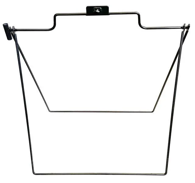 Alt view image 2 of 5 - 4 Less Co 5 Pack of Metal A-Frame Stand for Open House Sign for Realtor 18x24 Foldable - Black